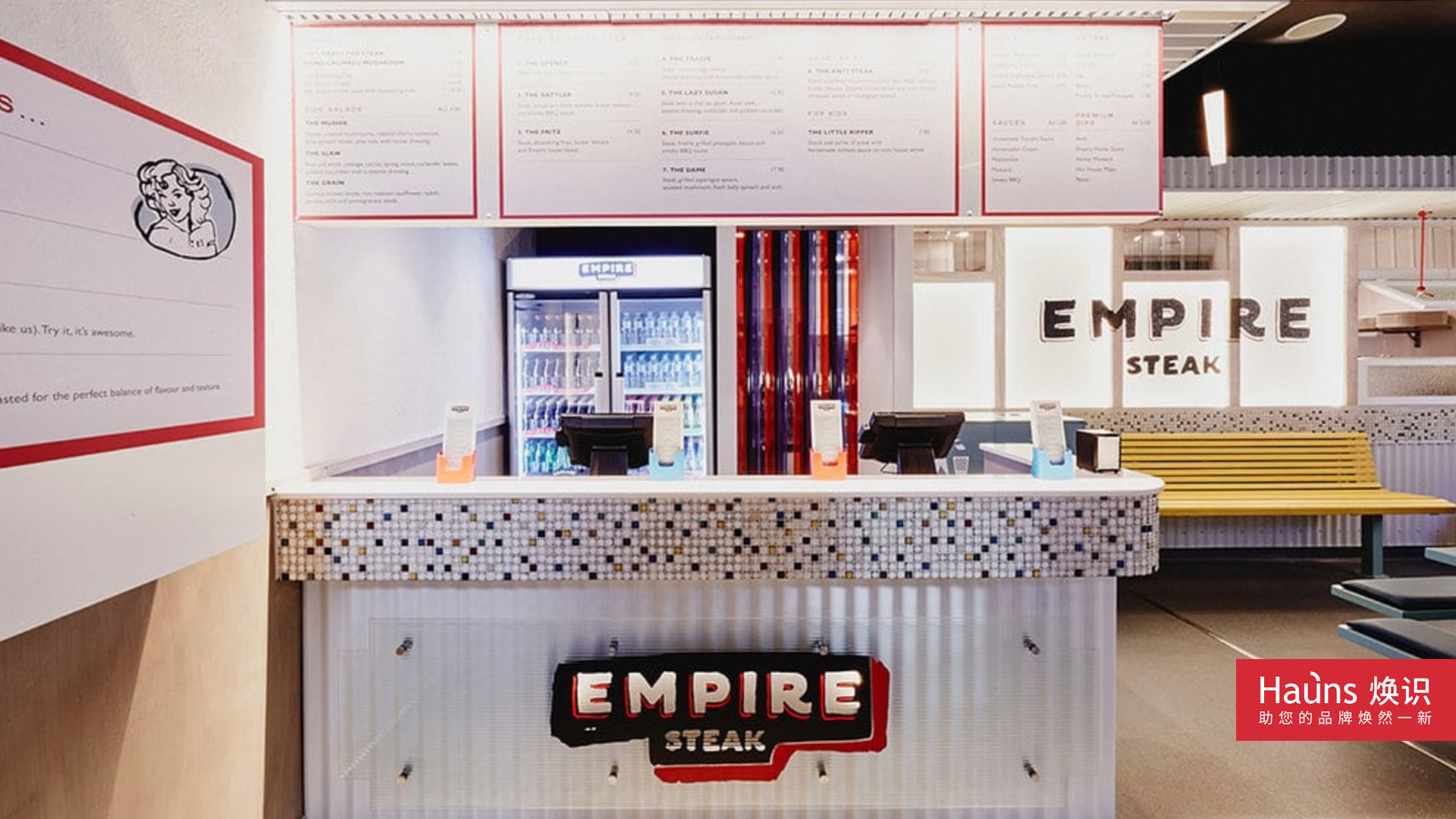 牛排店吧臺設計，牛排館空間設計，連鎖牛排店品牌設計.jpg