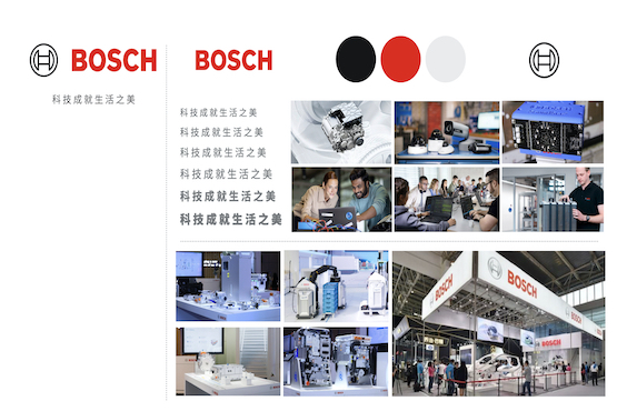 博世集團標志vi設計案例評估指數_能源建筑技術企業vi設計_煥識vi設計策劃