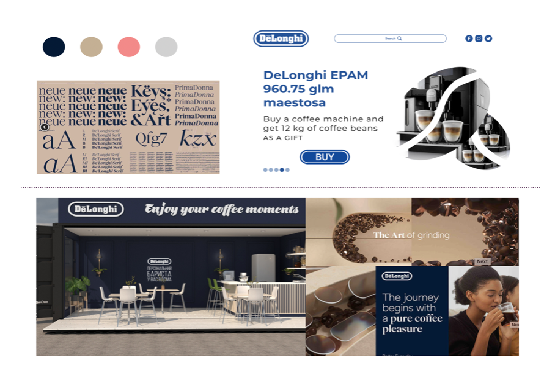 德龍vi設計案例評估指數_咖啡機品牌vi設計策劃_煥識vi設計策劃